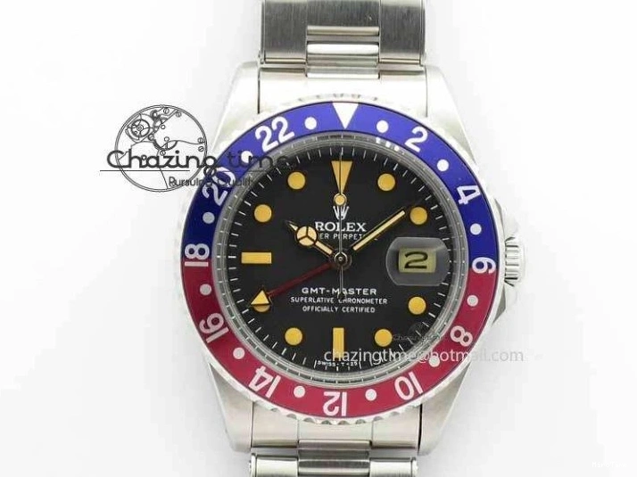 MiroTime 0519 BestValue GMT-Master Vintage 1675 SS BP Best Edition Blue Red Bezel A 3752